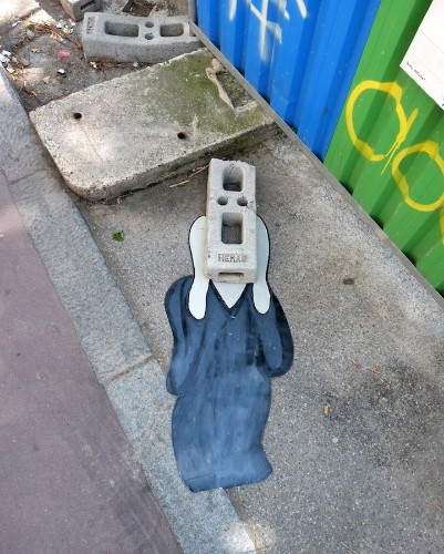 100+ Clever Street Art Works in New Book by Oak Oak