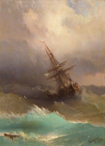 Mesmerizing Translucent Waves from 19th Century Paintings