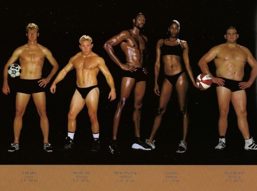 Comparing Vastly Different Body Types of Olympic Athletes