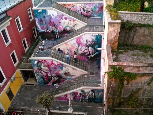 Colorful Mural in Italy Celebrates 20th Century Poet Alfonso Gatto