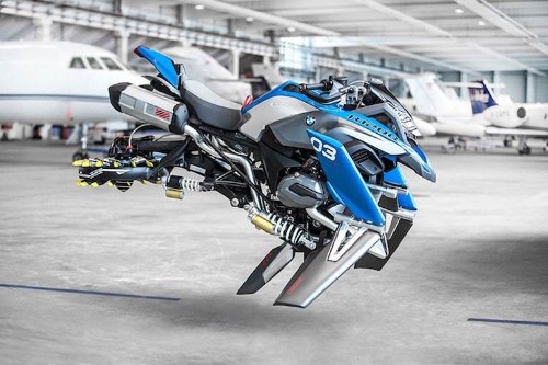 Students Turn a LEGO Model Into a Life-Size Futuristic Hover Bike