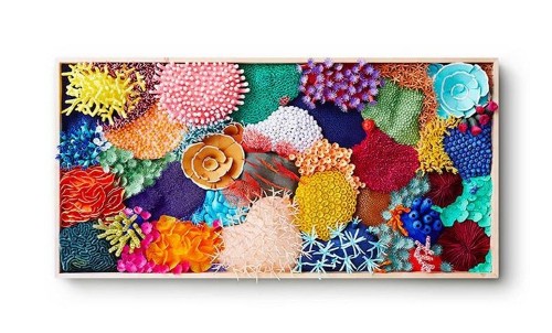 Colorful Paper-Cut Sculpture Captures the Diversity of a Coral Reef