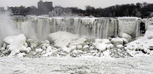 Are Frozen Views of Niagara Falls Unusual?
