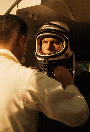 Apollo 8's commander reflects on the sights and sounds of the space age