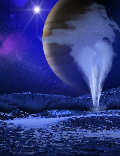 Hubble Spots Water Plumes on Europa