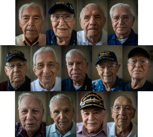 Warship's Last Survivors Recall Sinking in Shark-Infested Waters