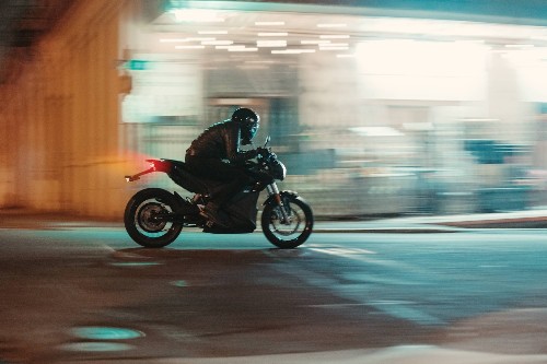Riding Zero's SR electric motorcycle