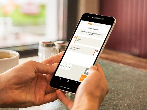 Learn a new language on your phone