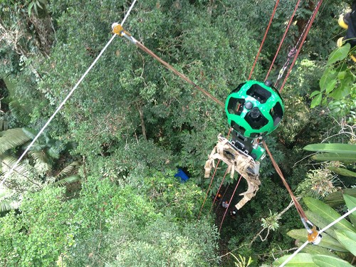 Google Cameras Go Zip-lining Through The Amazon Rainforest
