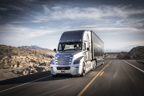 The First Self-Driving Truck Takes To The Streets Of Nevada