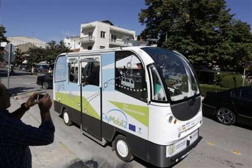 In Greece, Driverless Buses Are Now Accepting Passengers
