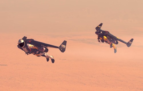 Watch Jetman Fly In Formation Over Dubai In 4K Video