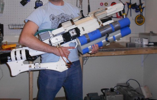 Watch This Homemade Railgun Fire A Projectile Into A Cantaloupe