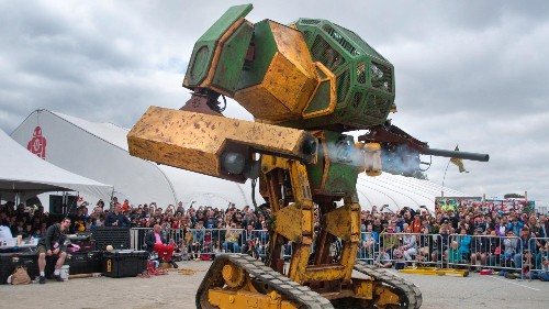 The guys behind MegaBots say their giant fighting robot will pioneer an entirely new, worldwide sport
