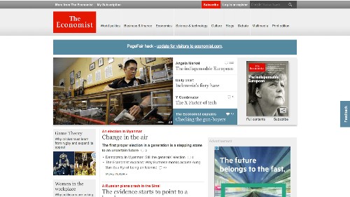 The Economist’s anti-ad blocker was hacked, exposing users to malware