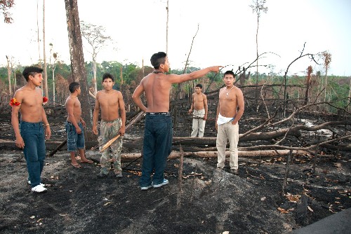 Loggers are lighting fires inside the territory of uncontacted Amazon tribes
