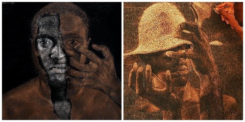 Nigerian artists are sharing their rarely seen cutting-edge talent on a simple Twitter hashtag