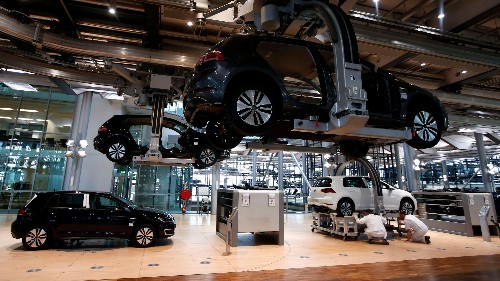 VW to Elon: Mass producing electric cars is easy. We’re making 50 million.
