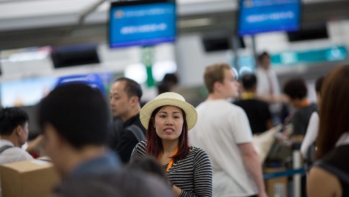 China is collecting the fingerprints of foreigners entering the country