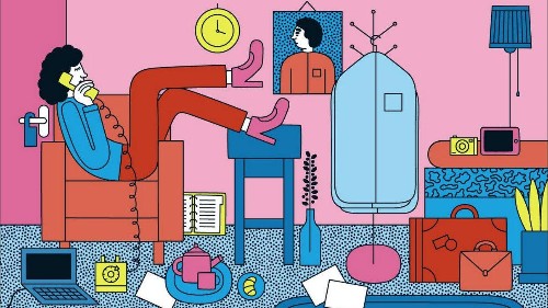 These awkward illustrations capture how uncomfortable life can be