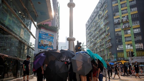 Hong Kong protestors are attacking smart lampposts