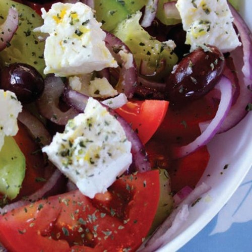 The author of "My Big Fat Greek Cookbook" teaches us how to make a classic village salad