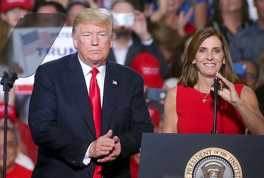 Martha McSally ridiculed after being reduced to groveling to Trump for receiving ventilators