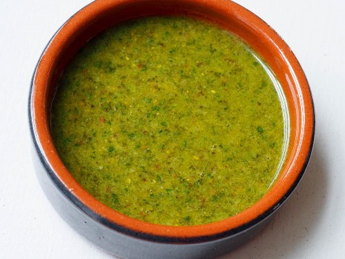 Fresh Mint, Feta, and Pistachio Pesto Recipe