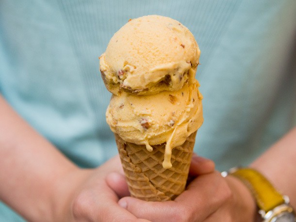 Scooped: Roasted Apricot and Almond Ice Cream