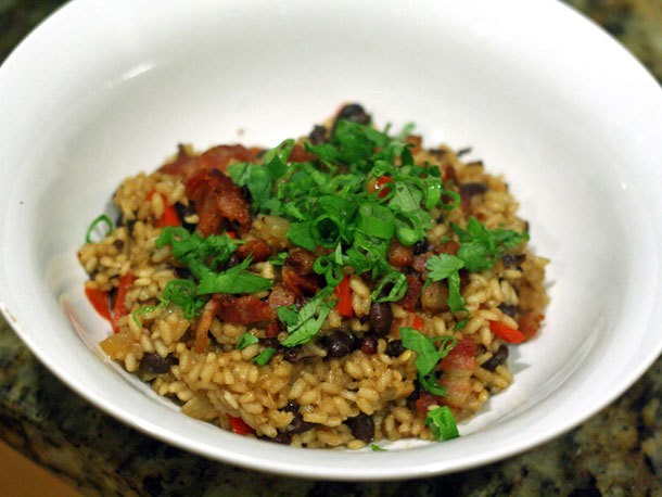 Black Beans and Rice with Bacon Recipe