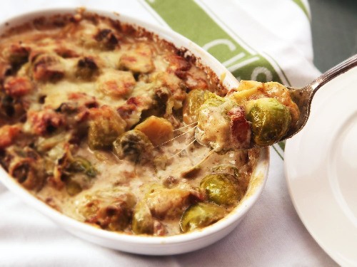 The Food Lab: This Creamy, Cheesy Brussels Sprouts Gratin Just Might Be the Side Dish of Your Dreams