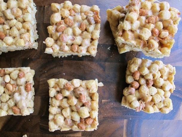 One Bowl Baking: No-Bake Peanut Butter Cereal Bars