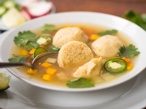 Masa Ball Soup (Mexican Corn Dumplings in Chicken Soup) Recipe
