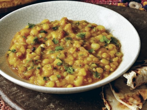 Smoky Yellow Split Peas (Tamatar Chana Dal) from 'Indian Cooking Unfolded'
