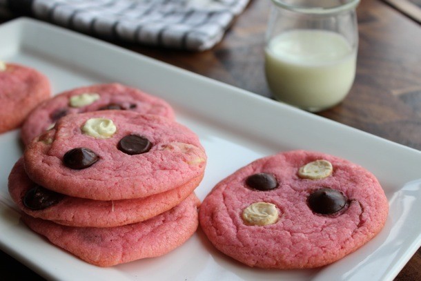 Strawberry Chocolate Chip Cookies Recipe