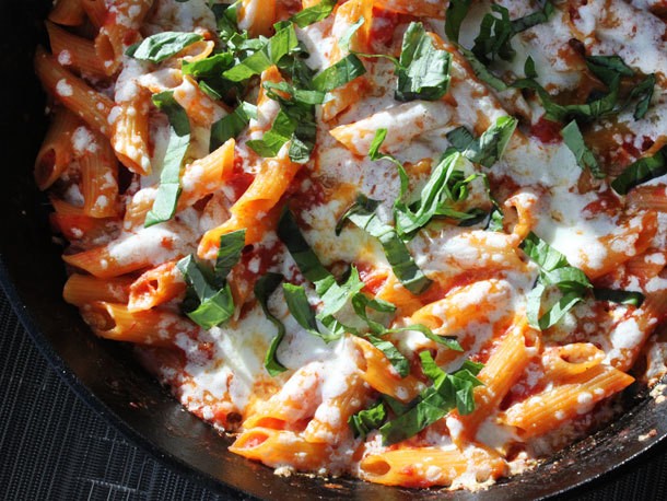 Skillet Baked Ziti Recipe