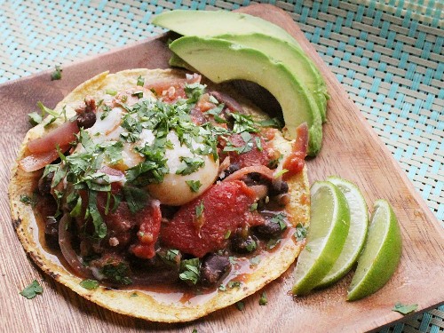 One Skillet Huevos Rancheros With Steamed Eggs Recipe
