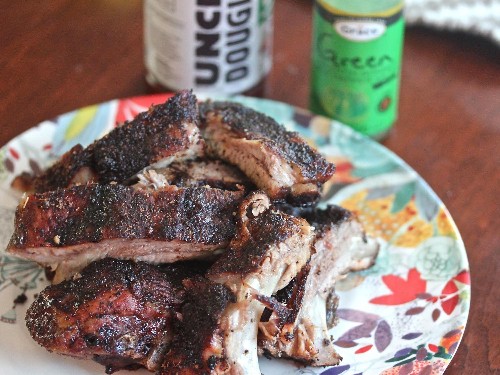 Oven-Baked Espresso-, Cocoa-, and Chili-Rubbed Baby Back Ribs Recipe