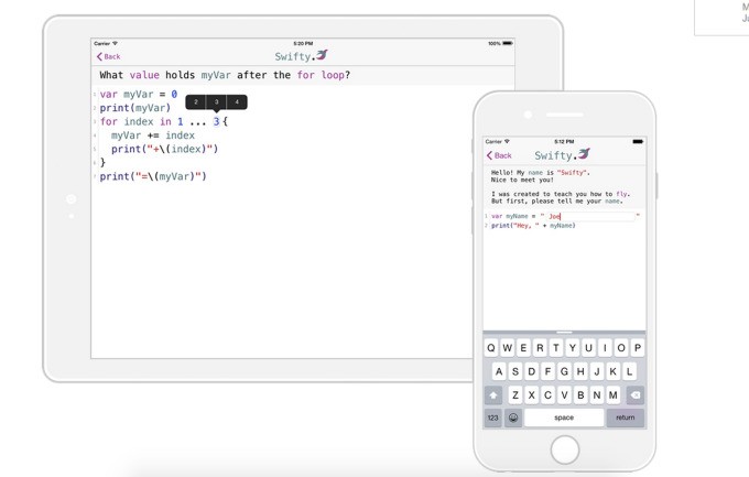Swifty:让用户可以在 iPhone 上面学习苹果新编程语言 Swift