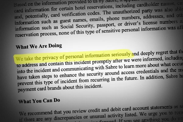 Stop saying, “We take your privacy and security seriously”