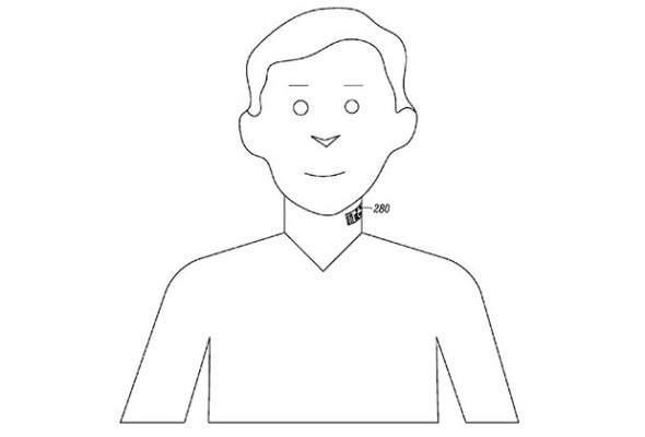 Motorola Patent Points To Electronic Neck “Tattoos” That Double As Microphones