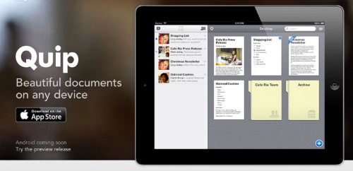 Quip Is A Beautiful New Mobile-First Word Processor From Ex-Facebook CTO Bret Taylor