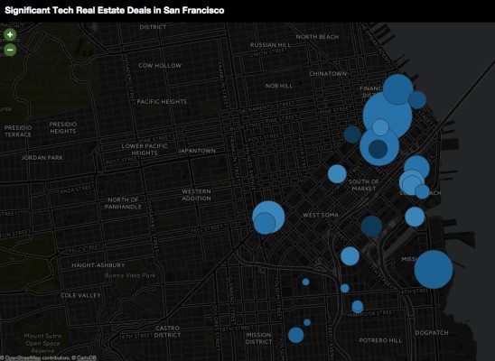 Watch Tech’s Takeover of San Francisco’s Office Space In This Visualization