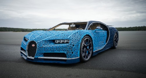 LEGO built a life size, drivable Bugatti from over a million Technic pieces