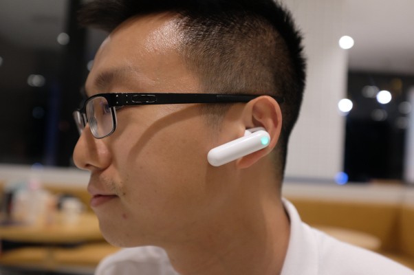 The WT2 in-ear translator arrives in January, with real-time feedback coming soon