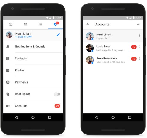 Facebook Now Lets You Use Multiple Accounts On Messenger For Android