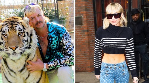 People Think Miley Cyrus’s Haircut Looks Like “Tiger King” Joe Exotic