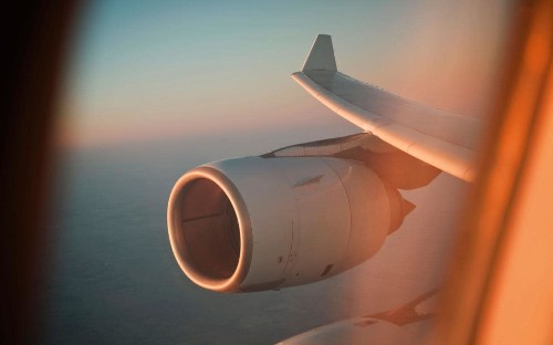 How far can a plane fly if both its engines fail?