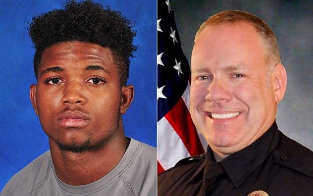 Black American football player killed by white police officer in Texas