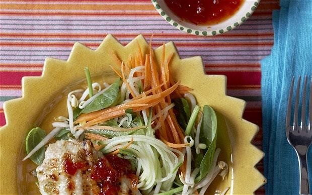 Griddled lime chicken with chilli jam recipe